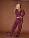 NOISY MAY Nmyolanda Nw Wide Leg Corduroy Noos   Burgundy   29 x 32