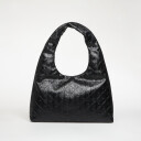 Calvin Klein Emblem Aop Puffer Lg Shoulder Ba - Black - ONE SIZE