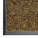 vidaXL Dørmatte vaskbar brun 90x150 cm