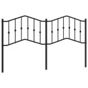  Sengegavl i metall svart 180 cm 8721012211346