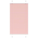  plisségardin Rosa 75x150 cm Stoff Bredde 74,4 Polyester