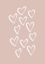 Hearts Plakat Plakat / 40x50cm