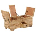 vidaXL Salongbord heltre mango 80x40x35 cm