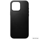 Nomad Modern Lærveske til iPhone 16 Pro Max - Svart, MagSafe Kompatibel
