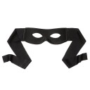 Widmann Svart Zorro Inspirert Øyemaske med knyting