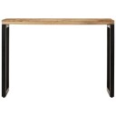 vidaXL Konsollbord 110x35x76 cm grovt heltre mangotre