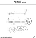 Shimano Lock Nut Unit R.H. Fh-M525-A