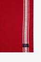 Lexington   Serviett Cotton Linen Napkin with Side Stripes   Rød