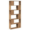 Bokhylle/romdeler artisan eik 80x24x186 cm