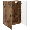 vidaXL Vegghengt skap Gammelt tre 66 x 34,5 x 90 cm Konstruert tre