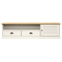 vidaXL TV-benk VIGO hvit 156x40x40 cm heltre furu