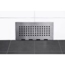 TEBO Details Stockholm 200 x 200 mm Syrefast Gulvslukrist med Uttak for Innendørsavløp