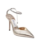 Jimmy Choo, Dame, Sko, Grå, 37 1/2 EU,