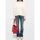 Zadig & Voltaire Dame Strikkevarer Hvit M,