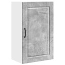  Kjøkkenskap med hylle Betonggrå 50 x 31 x 80 cm Konstruert tre