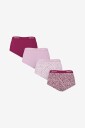 pieces   Truser pcLogo Lady Aop/solid Briefs 4 pakning   Rød