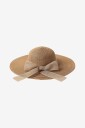 Ellos Collection   Stråhatt med sløyfe   Beige