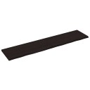 Benkeplate til bad mørkebrun 220x50x 2-4  cm behandlet heltre