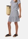 Seaside Marina Seersucker Short Skirt W