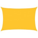  Solseil 160 g/m² rektangulær gul 3,5x4,5 m HDPE 311571