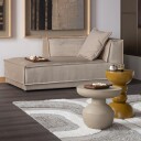 Sidebord Bova 45 cm rundt - Brun