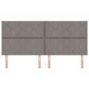 Sengegavl Diamond Blocks Design Gråbrun 200 cm Stoff
