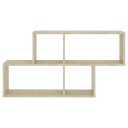 vidaXL vi Vegghylle sonoma eik 100x18x53 cm sponplate