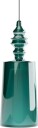 Karman Alibaglass Taklampe Medium Turkis