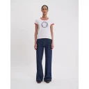 Ines de la Fressange Paris Dame Topper Hvit L,