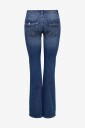 Only   Jeans Onlphoebe Lw B P Flare Dnm Pim454 N   Blå