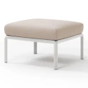 Nardi Komodo fotskammel White   Canvas Sunbrella
