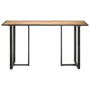 vidaXL Spisebord 140 cm grovt mangotre