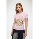 Ganni Dame Topper Rosa XS,