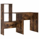  Skrivebord Røkt eik 131.5 x 50 x 106.5 cm Konstruert tre