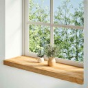  2 Stk Lysebrun 80x25x2cm Heltre Eik