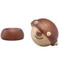 FableWood Harald Viking 5 cm Trefigur i Gummitre/Sapele