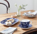 Burleigh Blue Calico frokostkopp skål