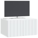  Vegghengt TV skap Hvit 59,5 x 41 x 30 cm Konstruert tre