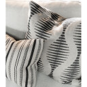 Danilo putetrekk svart/beige