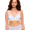 Triumph BH Amourette Wired Bra With Lace Hvit B 75 Dame