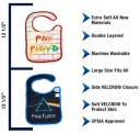 Daphyl Pink Floyd Soft Bibs 2 Pack DAPPFB2PK 85529990