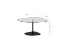 Karamea Sofabord 85 cm - Svart