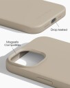 iDeal of Sweden MagSafe Silicone deksel til iPhone 13/14 (beige)