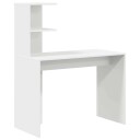  Hvit skrivebord Hvit MDF Kompakt Dekorative innlegg Skrivebord