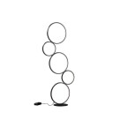 Trio Lighting Rondo gulvlampe sort 115 cm