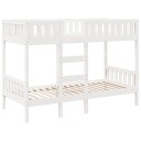  Køyeseng hvit 90x190 cm heltre furu 3308605