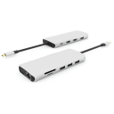 eSTUFF 12 i 1 Triple Display Mobil USB C Hub for PC og nettbrett 1 Stykk SEN W125805000