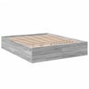  Sengeramme grå sonoma 150x200 cm konstruert tre 8721102616501