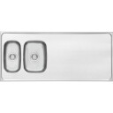 Contura Steel Classic kjøkkenbord rustfritt stål 1400x610x160 mm