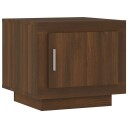 vidaXL Salongbord brun eik 51x50x45 cm konstruert tre